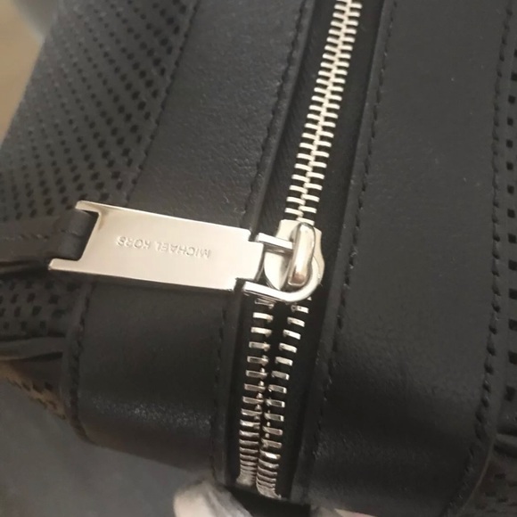 Michael Kors Libby Perforated Leather Gym Bag - Picture 9 of 10